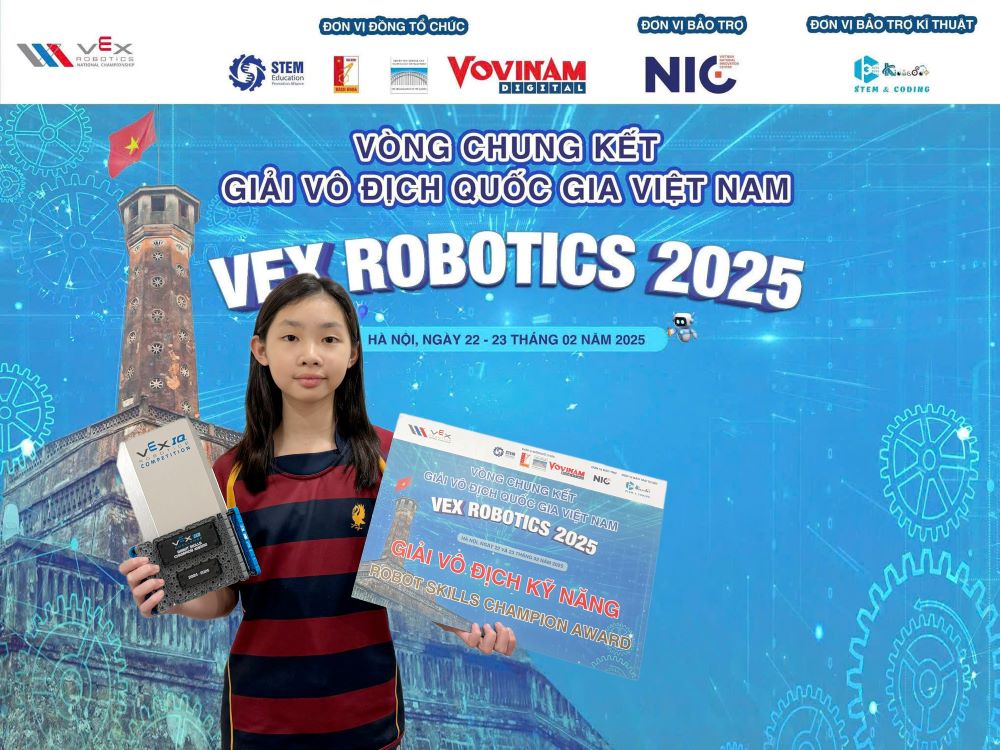 Sophia Robot Skills Champion Vex Iq 2025